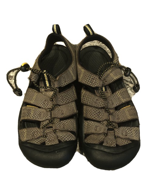 KEEN Sport Sandals Tan/Black All Terrain Waterproof Youth Sz 5 Hiking