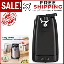 Electric Commercial Can Opener Automatic Smooth Edge Under Cabinet Heavy Duty