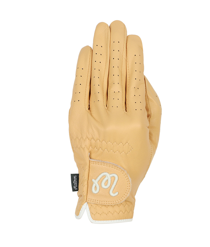 【MALBON GOLF】 Women's Left Hand Ball Marker Gloves ■WOMAN Malbon Golf] Women's Left Ball Marker Glove - Pink - Size 18