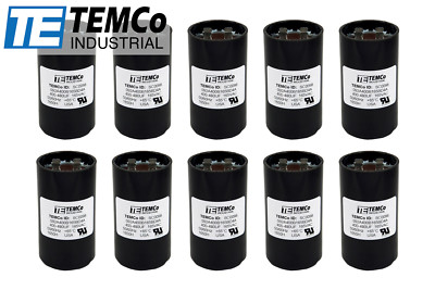 TEMCo 400-480 Uf/MFD 165 VAC Volts Round Start Capacitor 50/60 Hz AC Electric Lot 2 TEMCo 400-480 Uf/MFD 165 VAC Volts Round Start Capacitor 50/60 Hz AC Electric Lot 2
