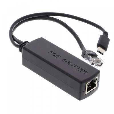 UCTRONICS PoE-Splitter USB-C 5V, IEEE 802.3af 1GB / 1000mbps 