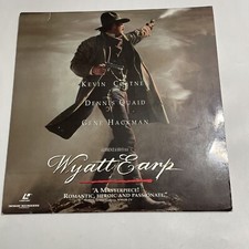 Wyatt Earp Laserdisc 1994 Widescreen Laserdisc Kevin Costner Western
