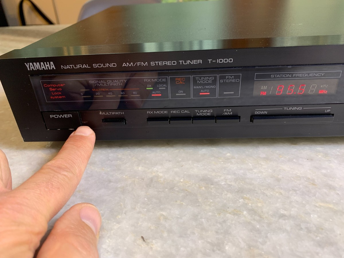 70年代ヤマコ製? Colon ディストーション？ Vintage 1980s 80s Red Text LCD Yamaha Natural Sound T-1000 Stereo