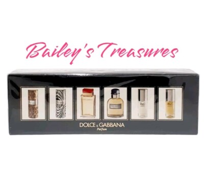 Vintage Dolce Gabbana Miniature Perfume Set By Masculine