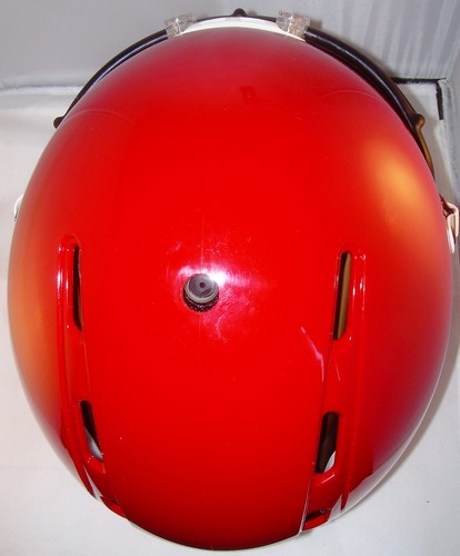 Casco de fútbol Rawlings Quantum, rojo, talla L, con máscara facial ROPO-DW negro - Imagen 4 de 5