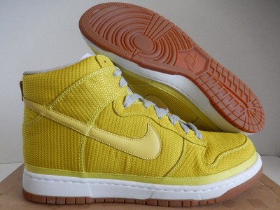nike dunk high supreme lime yellow