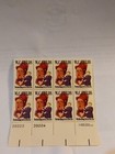 MINT NH OG 15 CENT W. C. FIELDS DOUBLE STAMP PLATE BLOCK CV 6.00 — photo 1