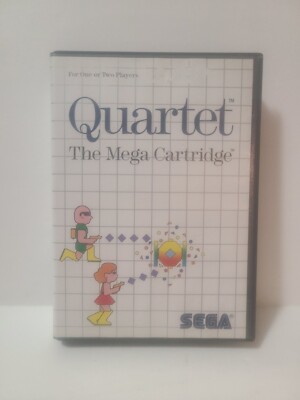 Quartet Sega Master System ancien jeux vidéo rétro vintage - Jeux vidéo
