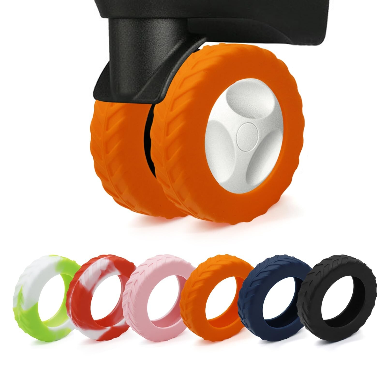 Upgraded Luggage Wheel Guard Protector for Carry-On Bags-image