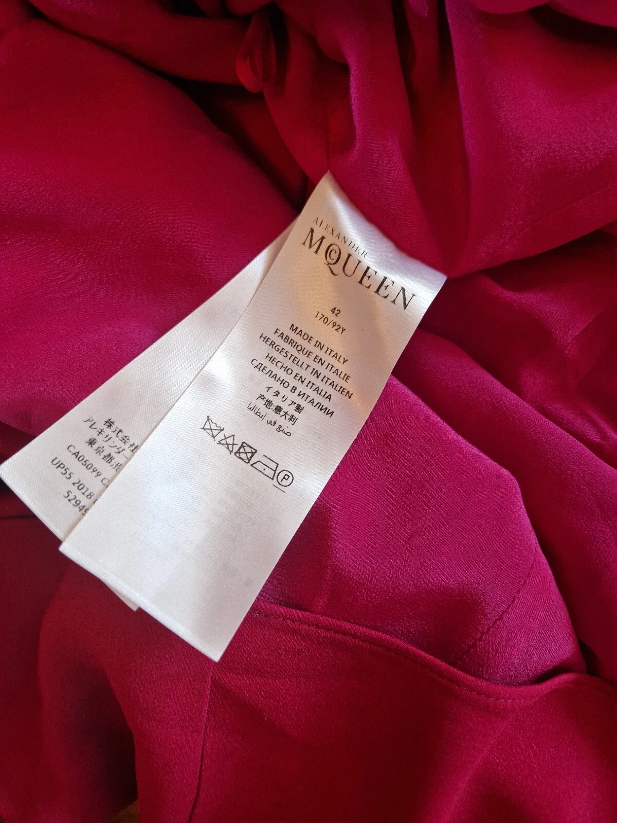 Abito Alexander McQueen IT taglia 42 DE. 36 Fucsia Donna Rosa