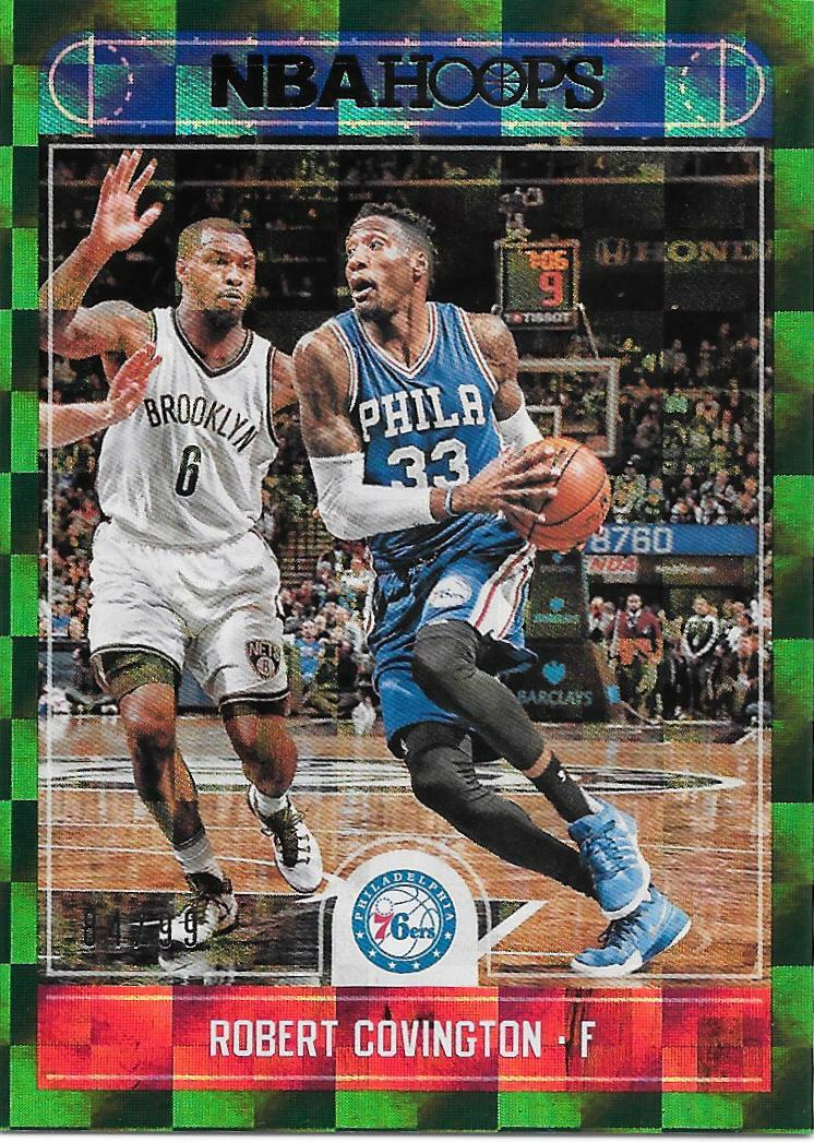 2017-18 NBA Hoops ROBERT COVINGTON Green Parallel #/99 - PHILADELPHIA 76ers - #4