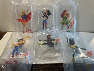 DC Super Hero Girls Set Comansi 6 x Figur komplett ovp Harley Quinn Bat Girl..