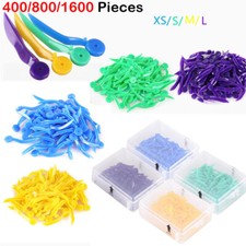 Lot of Dental Plastic Wedges Concave Design Arc Diastema Wedge End Circular Hole