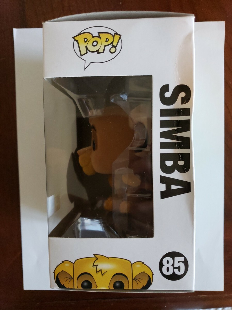 Disney Funko Pop! Hot Topic Flocked Simba Lion King Exclusive