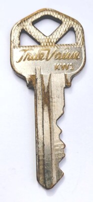 Vintage Key True Value KW1 Appx 2'' Replacement Locks