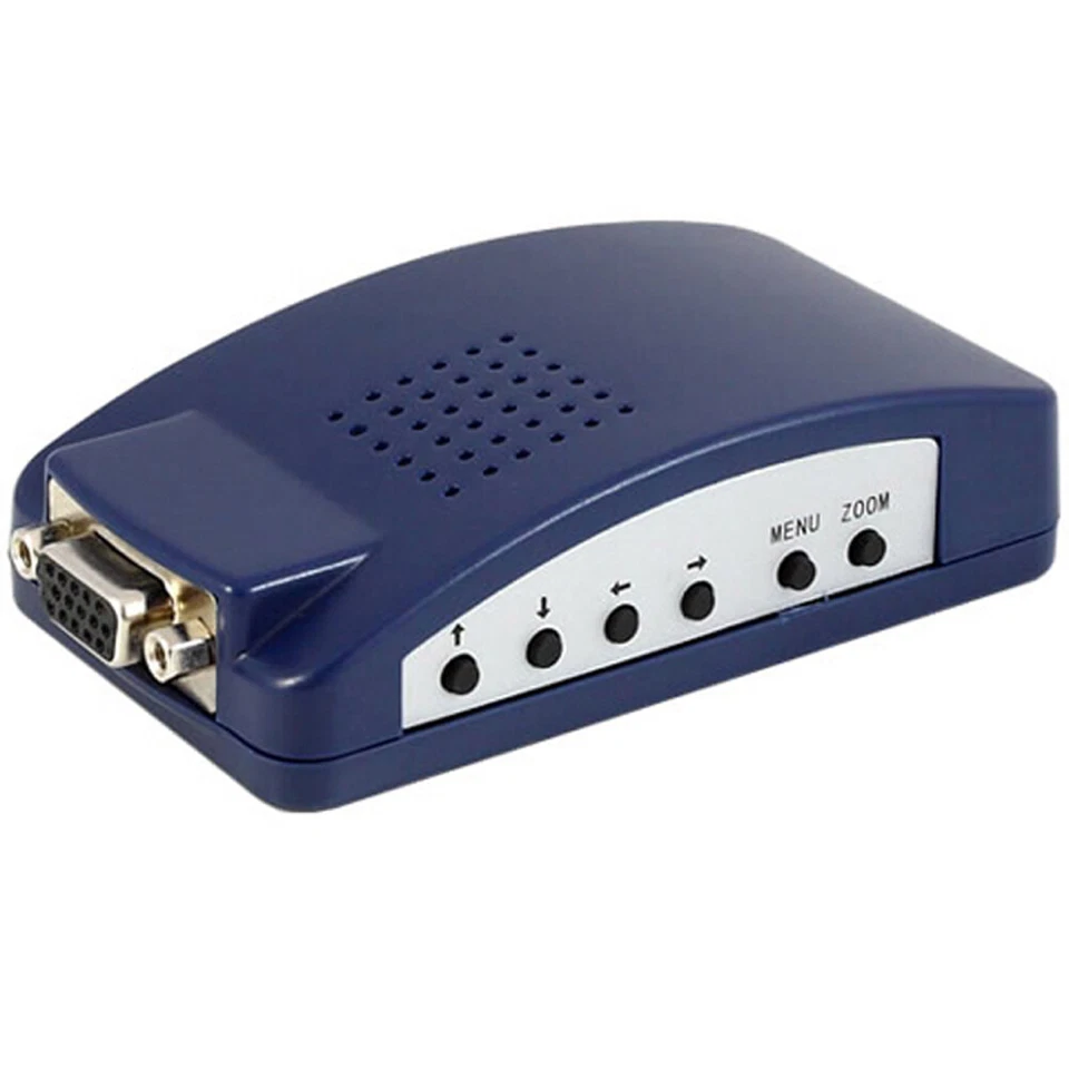 D06C PC TV Konverter VGA zu BNC/S-Video/VGA AV Konverter für PC CCTV Kamera - Bild 3 von 4