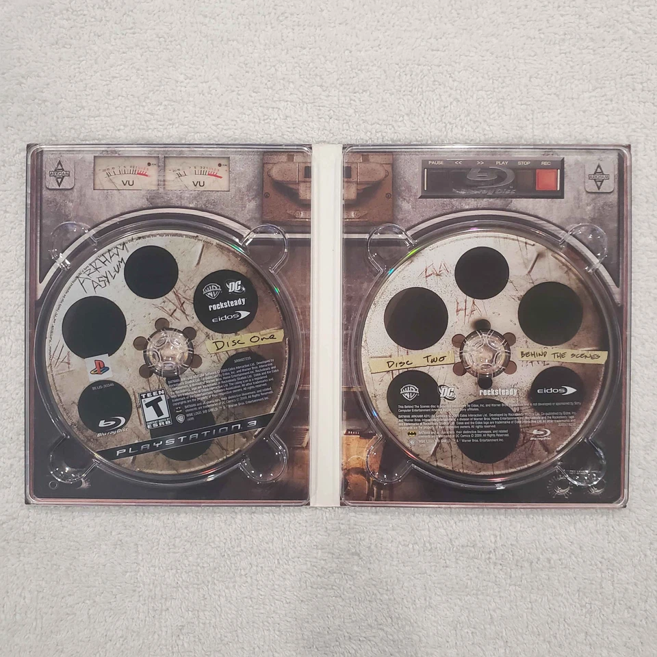 Batman: Arkham Asylum Collectors Edition (Playstation 3, 2009) PS3 - 2 Disc Set - Image 3 of 4