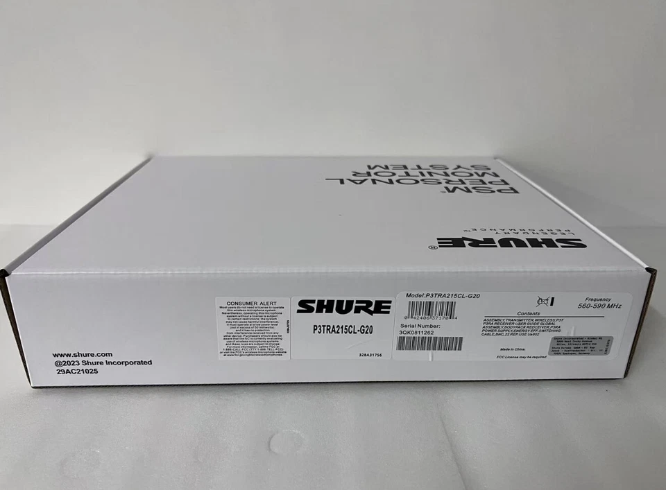New P3TRA215CL-G20 PSM300 Wireless Stereo Personal Monitor System US - Image 4 of 4
