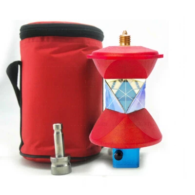LEICA New red 360 Degree Reflective Prism Set for ATR Total-station Replaces GRZ4