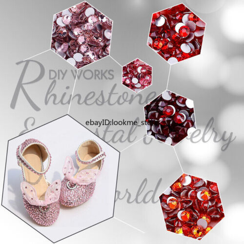 1440 Crystal Rhinestones Flatback Glass Beads for Crafts DIY Nail Art Decoration - Picture 14 of 43
