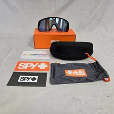 Spy Optics Sunglasses Monolith 5050 Mattle Black /Happy Bronze Ice Blue CLOSEOUT