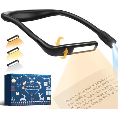 Flexibles LED Leselicht zum Umhängen - 3 Farbtemperaturen, dimmbar, ideal für...