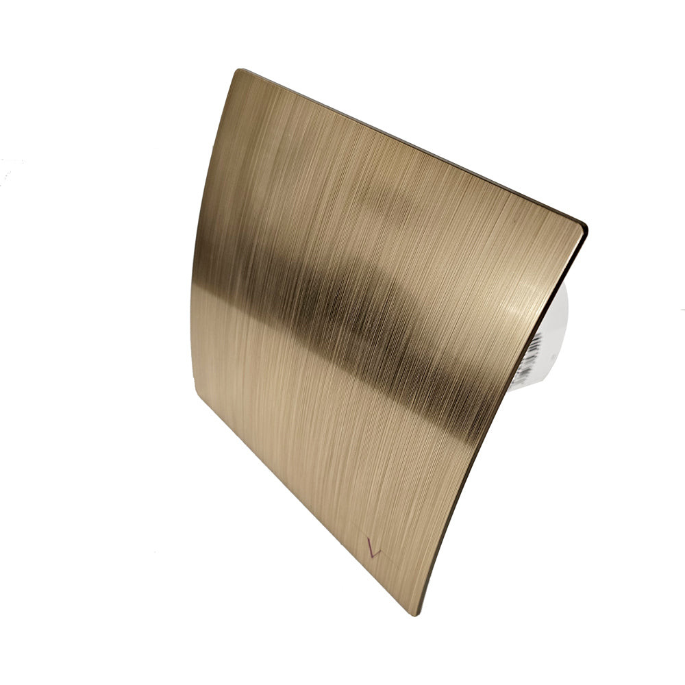 Bathroom Extractor Fan Cover - Brushed Brass