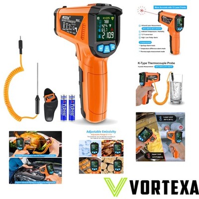 Professionelles Infrarot Thermometer mit K-Sonde und präziser Temperaturmessung