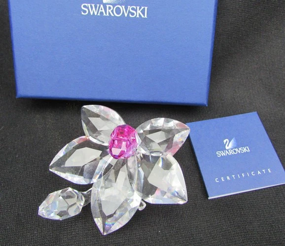 のんこさん専用 SWAROVSKI ORCHID ラン・バラ セット Swarovski