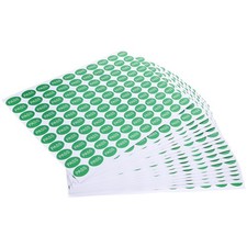 Reusable Quality Test Passed Stickers with Strong Adhesive Green