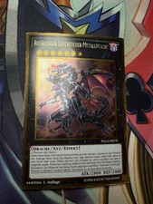 Yugioh! Rotäugiger Leuchtfeuer-Metalldrache Gold Rare - PGL3-DE078 1. Auflage DE