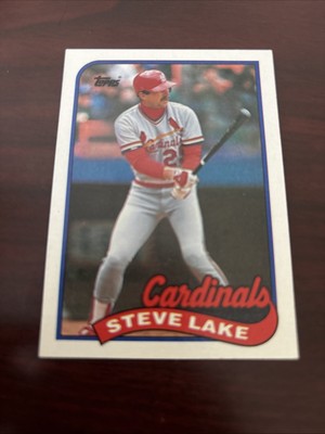 1989 Topps #463 Steve Lake St. Louis Cardinals | eBay