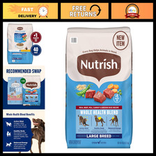 Large Breed Dry Dog Food - Real Beef, Pea, Carrot & Brown Rice, 40 lb Bag 2.20 per pound