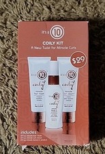It's a 10 Coily Kit Miracle Hair Mask, Leave-In Product  Curl Cream Travel Size