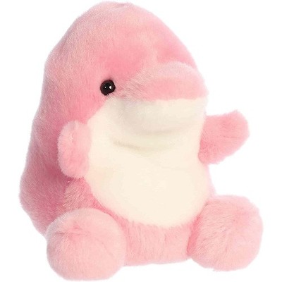 Aurora World Plush - Palm Pals -AMAZONIA PINK DOLPHIN (5 inch) [1st Version Tag]