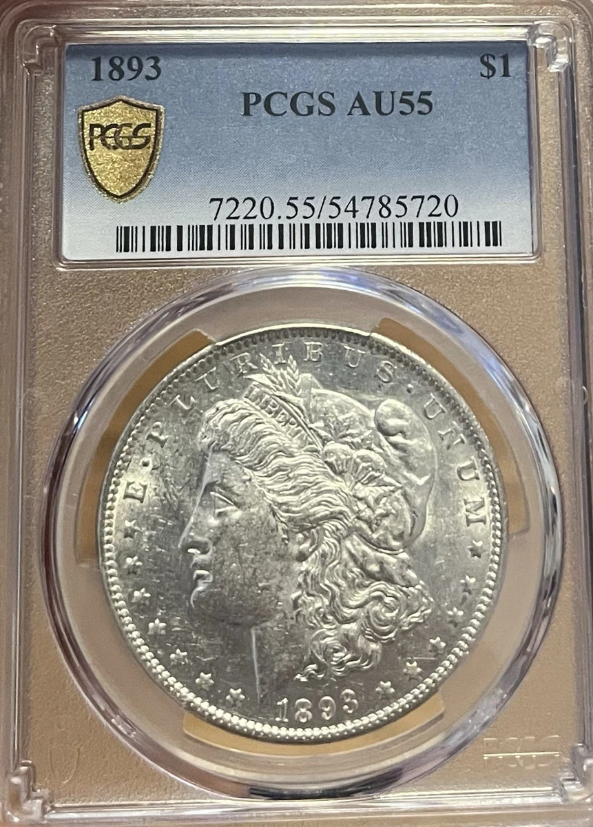 AU 55 Graded 1893 Year Morgan US Dollars (1878-1921) for sale | eBay