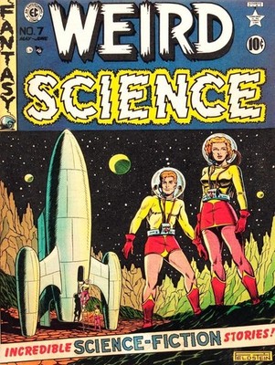 Weird Science #7 Comic Book Theme NEW METAL SIGN: Science Fiction Art! - 12x16''