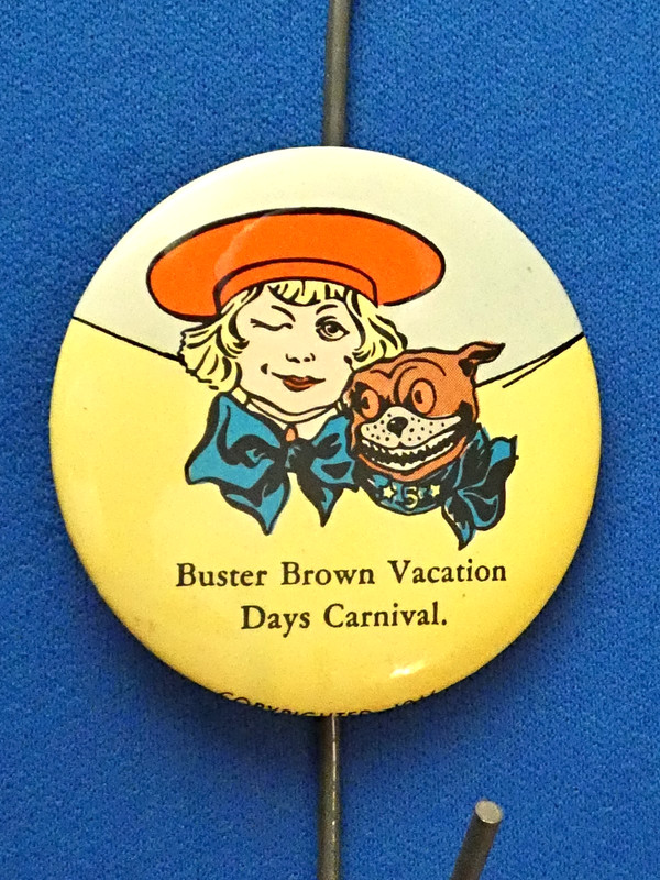 Vintage 1946 Buster Brown Shoes Advertising Promotional Bill Receipt Hook