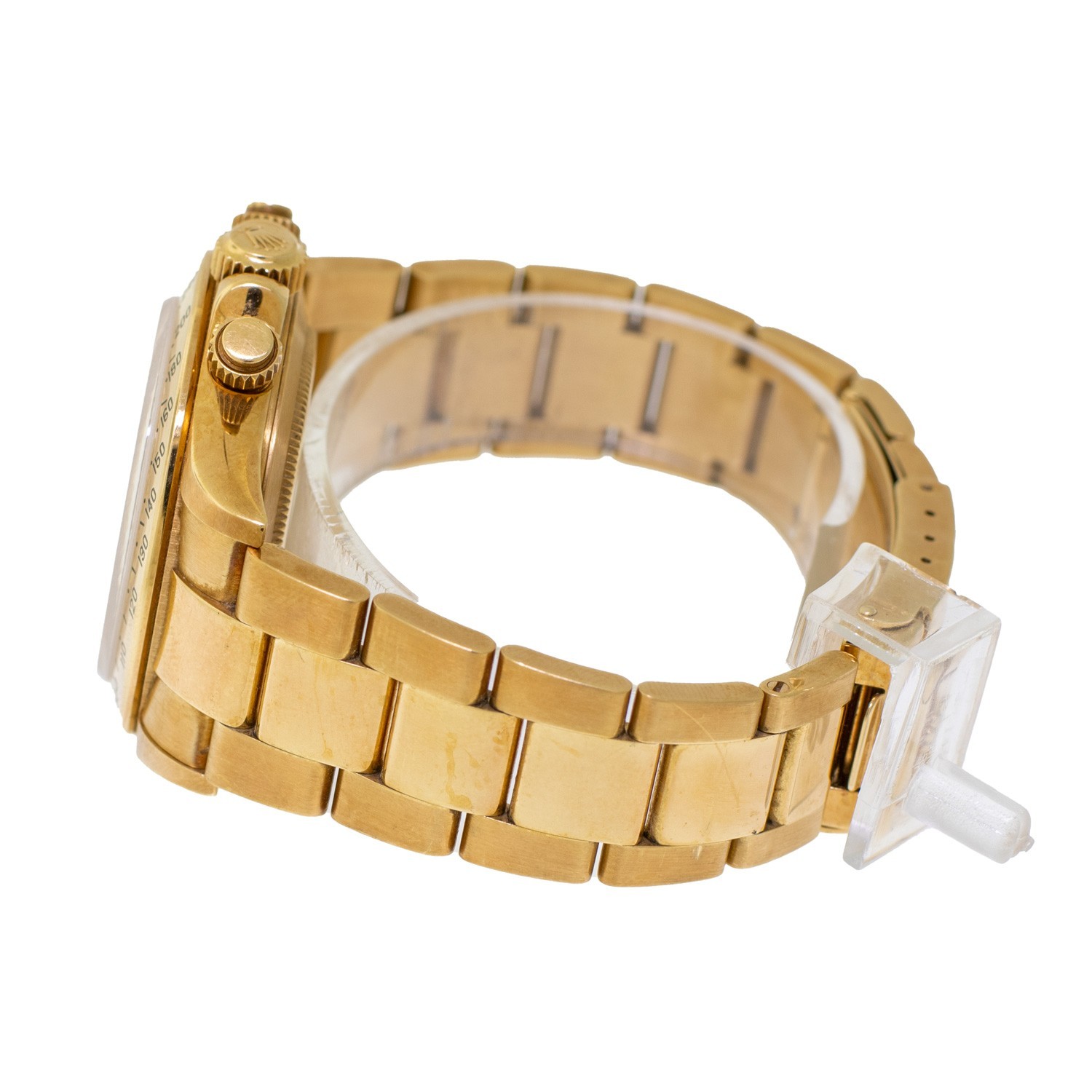 Rolex Daytona 40mm 18K Yellow Gold White Dial & Gold Bezel 16528 - unpolished image 7