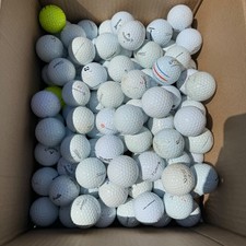 100 Hit-Away / Shag Golf Balls Assorted Brands White and Color Mix