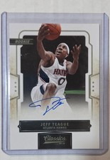 Jeff Teague 2009-10 Panini Classics Basketball Rookie On Card Auto /553. rookie card picture