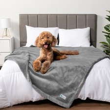 Soft Dog Blanket for Large XL Dog Pet Soft Fleece Durable Warm Sherpa WATERPROOF