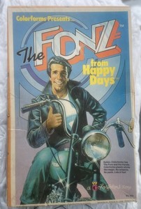 The Fonz Coloforms 1976 Playset Fair Condition Not Complete 