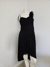 DB Studio David's Bridal Women's Black One Shoulder Hi Lo Dress Size S NWT