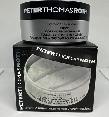 Peter Thomas Roth FIRM Collagen Hydra-Gel Face & Eye Patches 90 Ct New.     A 