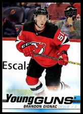 2019-20 UPPER DECK YOUNG GUNS Brandon Gignac New Jersey Devils #239