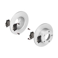 ATE Bremsscheiben Ø245MM + BremsbelÄGe Hinten FÜR Audi A6 C5 Skoda Seat VAG