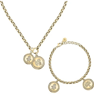 Ensemble Spécial MORELLATO Collier / Bracelet Doré Enfant / Arbre De Vie - Photo 1/4