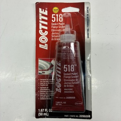 Loctite 2096059 Gasket Maker 518 Anaerobic (50ml/1.69oz) sealed package