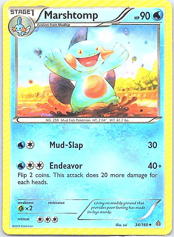 XY - Primal Clash #34/160 Marshtomp